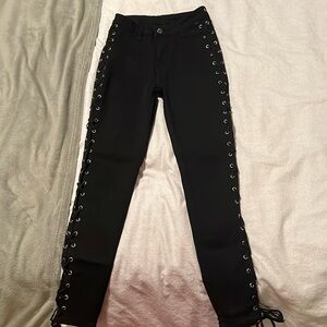 Shein Black Lace pants